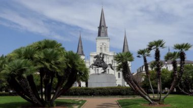 Saint Louis, Katedral Bazilikası St Louis Katedrali, koltuk, Roma Katolik Başpiskopos, New Orleans, Louisiana, Amerika Birleşik Devletleri olarak da adlandırılır. Eski Amerikan dini bina