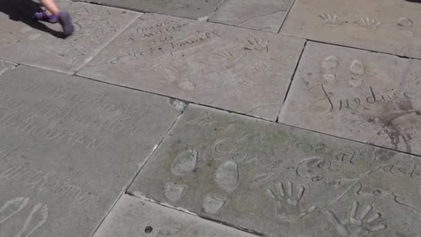 Los Angeles California Usa July 2018 View Chinese Theatre Tourist — Stock Video