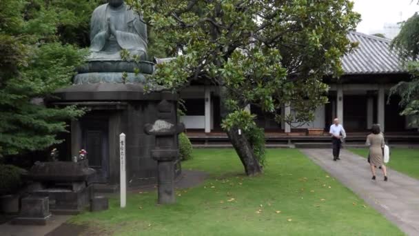 Tokyo Japan July 2019 Tennoji Tenno Temple Oldest Shrine Yanaka — Stock Video