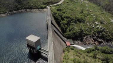 Hidroelektrik Enerji Üretimi Ezaro İspanya Barajı at