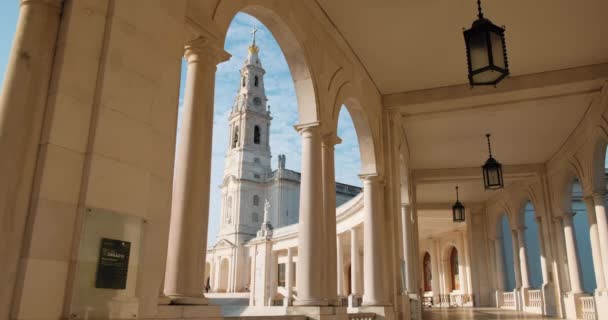 El Santuario de Fátima en Portugal — Vídeo de stock