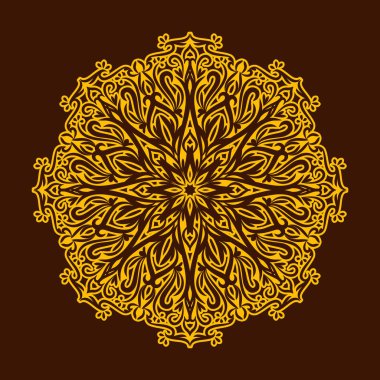 Güzel mandala şık tasarım arka plan