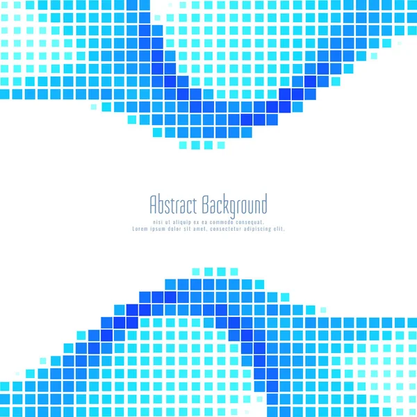 Abstrato Fundo Mosaico Azul — Vetor de Stock