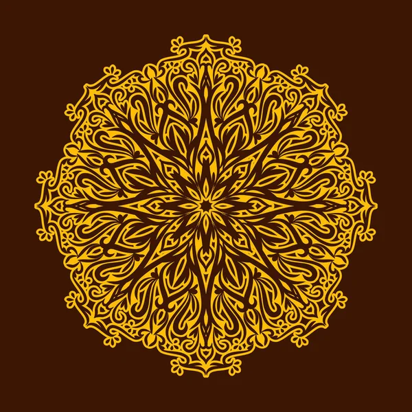 Abstract Beautiful Mandala Stylish Design Background — Stock Vector