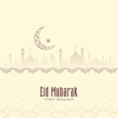 Eid Mubarak İslam festival arka plan