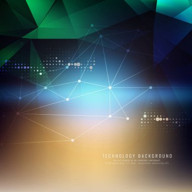 Soyut renkli teknoloji arkaplanı