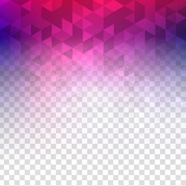 Abstrait Fond Polygonal Transparent Coloré — Image vectorielle