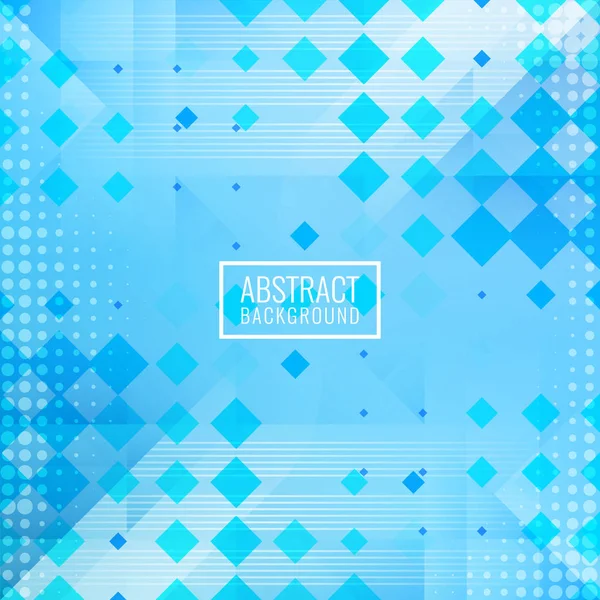 Abstrato Azul Poligonal Mosaico Fundo — Vetor de Stock