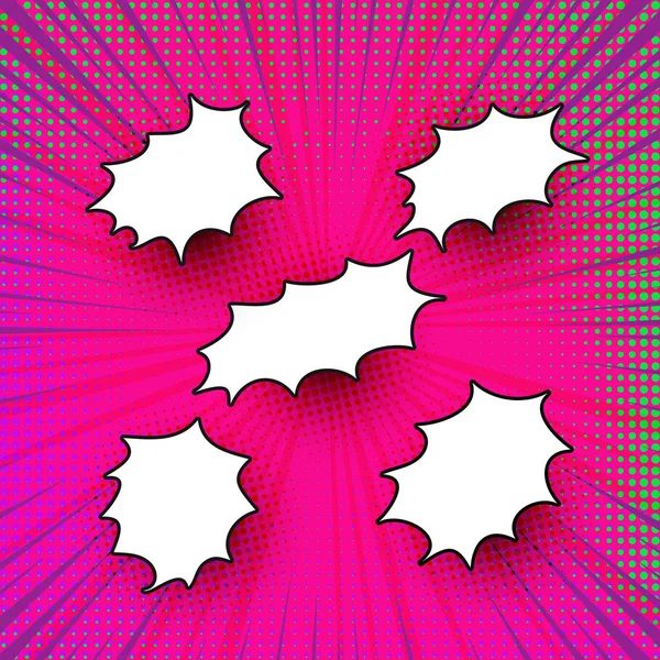 Abstrait Moderne Coloré Fond Comique — Image vectorielle