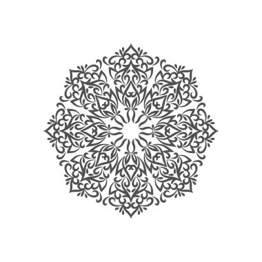 Soyut şık mandala tasarım