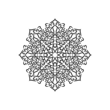 Soyut şık mandala tasarım