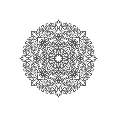 Soyut zarif dekoratif mandala tasarlamak vektör