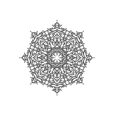 Soyut zarif dekoratif mandala tasarlamak vektör