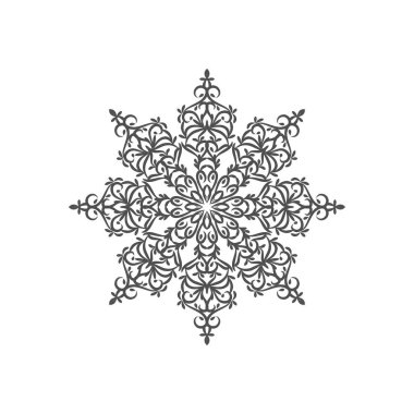 Soyut zarif dekoratif mandala tasarlamak vektör