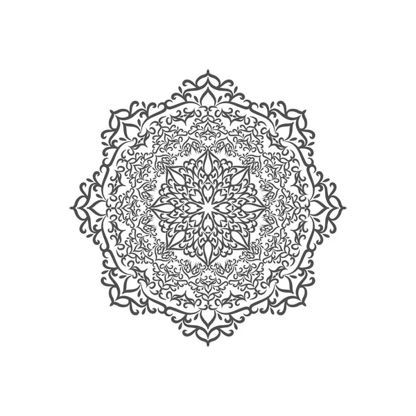 Design Abstrait Mandala Élégant — Image vectorielle