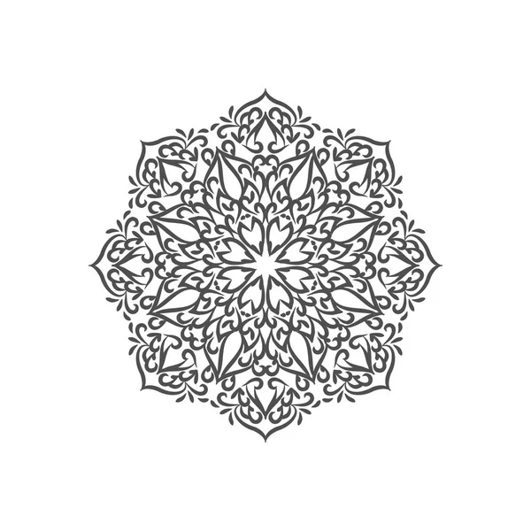Abstrakte Elegante Dekorative Mandala Design Vektor — Stockvektor