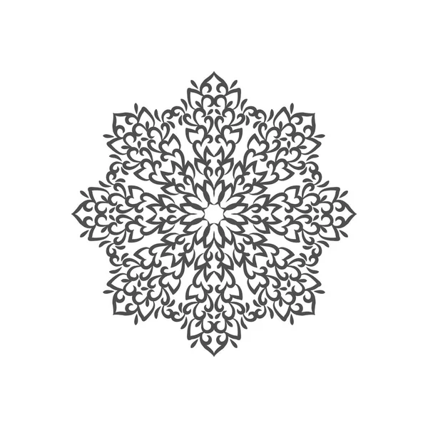 Abstrakte Elegante Dekorative Mandala Design Vektor — Stockvektor