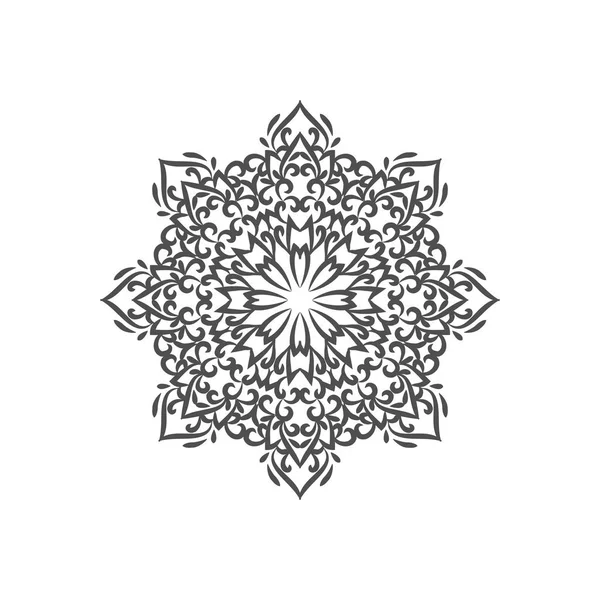 Design Abstrait Mandala Élégant — Image vectorielle