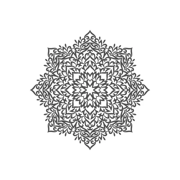 Abstrait Élégant Mandala Décoratif Design Vecteur — Image vectorielle