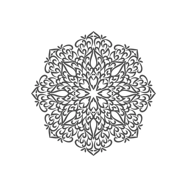 Design Astratto Elegante Mandala — Vettoriale Stock