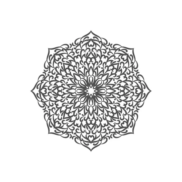 Abstrakta Eleganta Dekorativa Mandala Design Vektor — Stock vektor