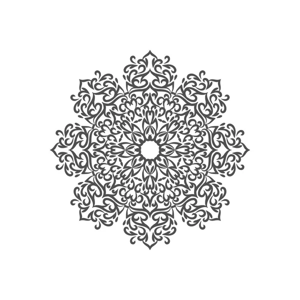 Abstracte Elegante Decoratieve Mandala Ontwerp Vector — Stockvector