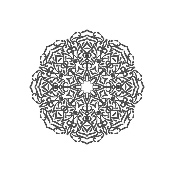 Abstracte Elegante Decoratieve Mandala Ontwerp Vector — Stockvector