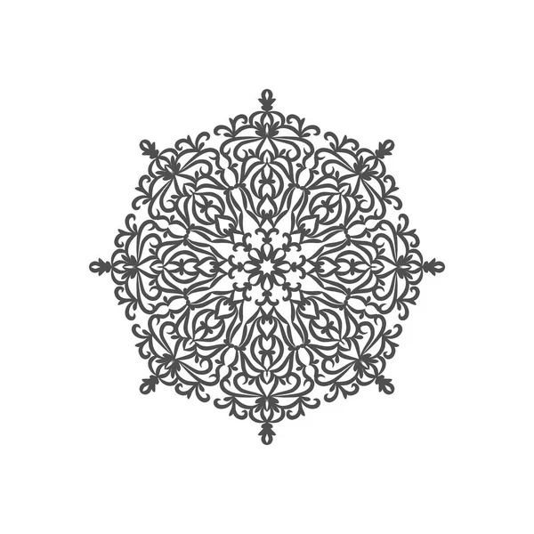 Abstraktní Elegantní Dekorativní Mandala Designu Vektor — Stockový vektor
