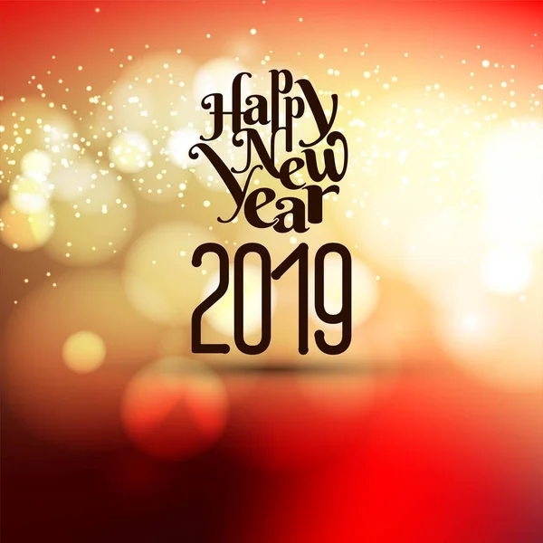 Abstract New Year 2019 celebration background