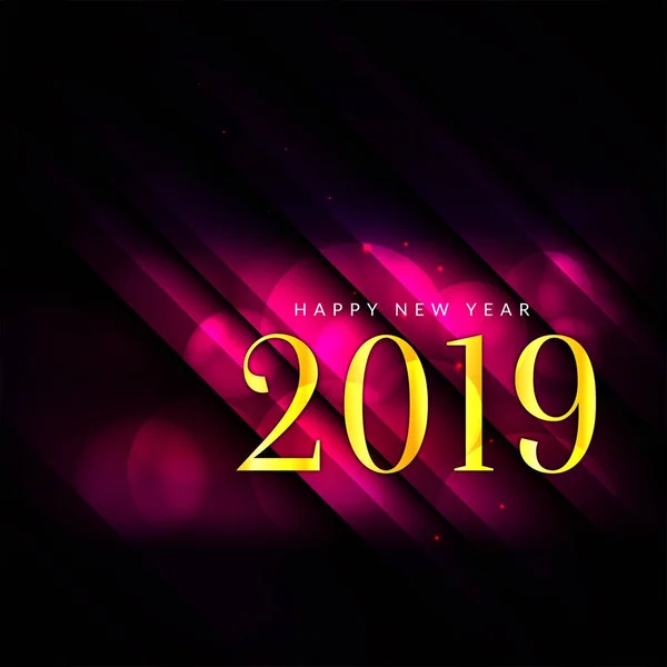 Happy New Year 2019 modern background