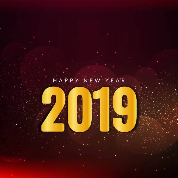 Stock vector Abstract New Year 2019 celebration background