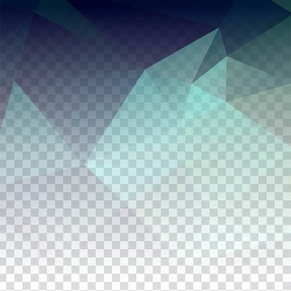 Abstrakta Transparent Polygonal Bakgrund — Stock vektor