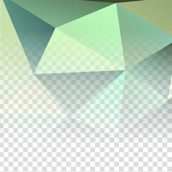 抽象的な透明なジオメトリック多角形のカラフルな背景 — ストックベクタ