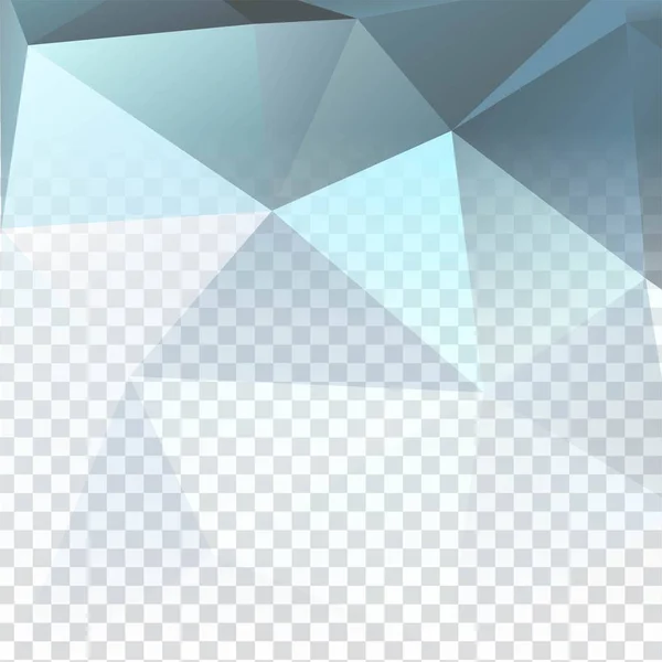 Abstrakter Transparenter Polygonaler Hintergrund — Stockvektor