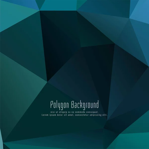 Résumé Fond Polygonal Élégant — Image vectorielle