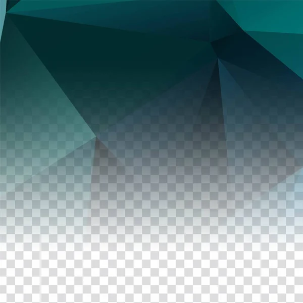 Abstrakta Elegant Transparent Polygonal Bakgrund — Stock vektor