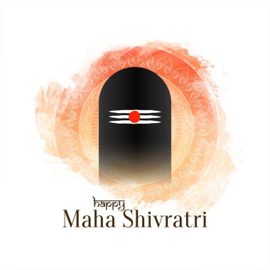 Abstract Mahashivratri religious background clipart