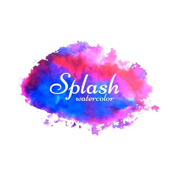 Colorful splash akwarela wzór tła — Wektor stockowy