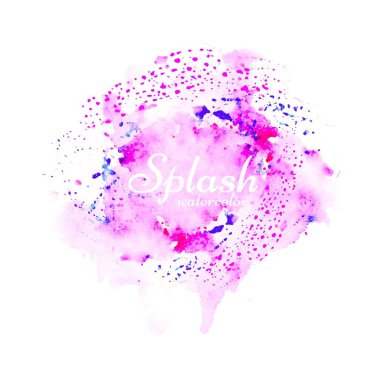 Soyut renkli sulu boya sıçrama tasarım arka plan