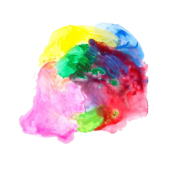 Abstrait coloré aquarelle tache fond — Image vectorielle