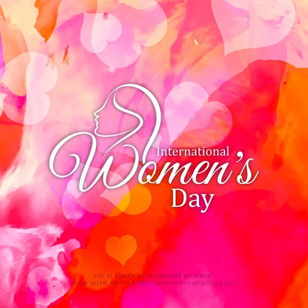 Abstract Women's day background — Stock Vector