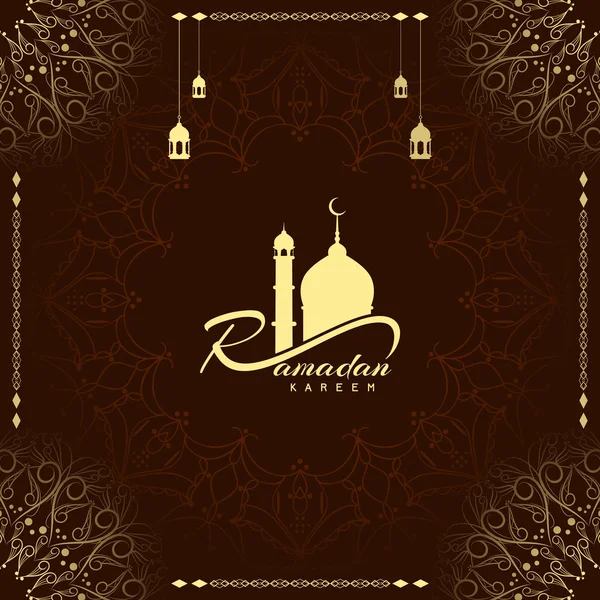 Abstracte religieuze achtergrond van de Ramadan Kareem — Stockvector