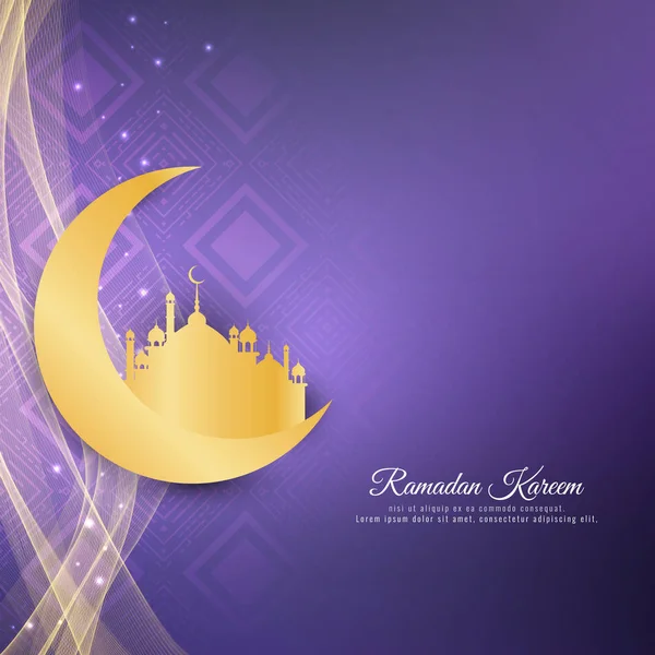 Abstract Ramadan Kareem background design — Stock Vector