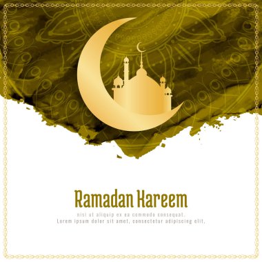 Soyut Ramazan Kareem arka plan tasarım