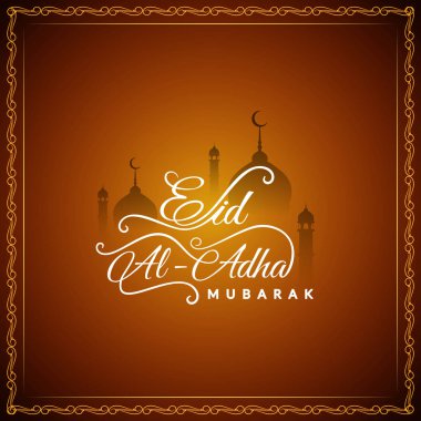 Kurban Bayramı mübarek festival dekoratif arka plan