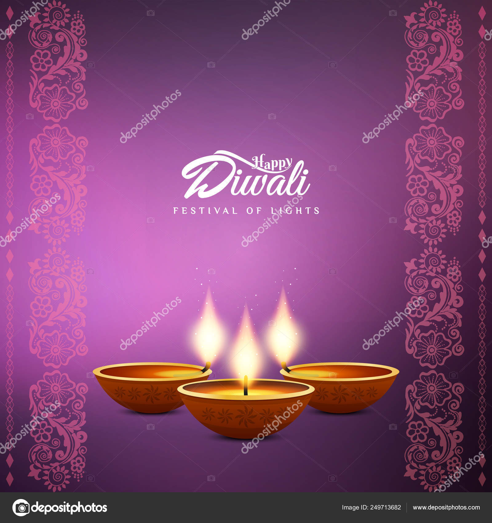 Abstract beautiful Happy Diwali festival background Stock Vector Image by  ©Creativehat #249713682