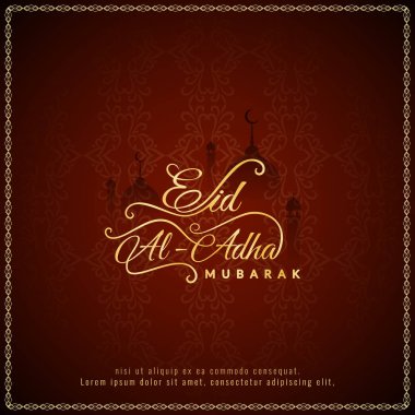 Soyut-Kurban Bayramı mübarek şık İslam arka plan tasarım