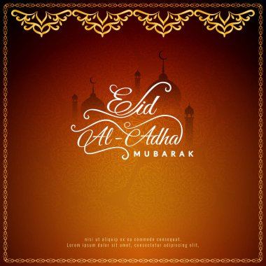 Arka plan tebrik soyut-Kurban Bayramı mübarek Festivali