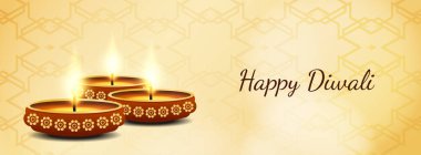 Soyut mutlu bayramlar dini banner tasarımı