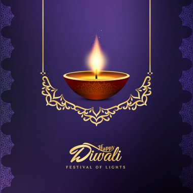 Güzel mutlu Diwali Festivali arka plan